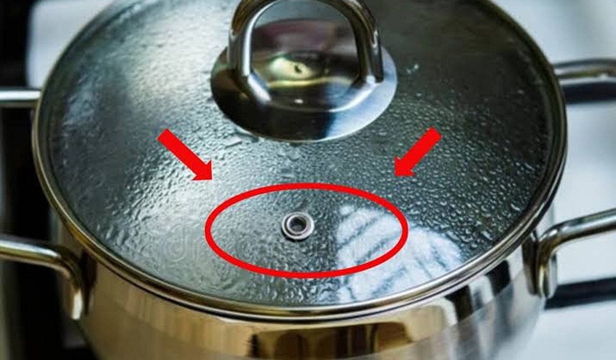 Lý do nắp nồi inox thường có 1 lỗ tròn?