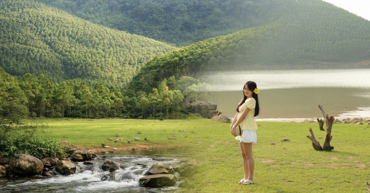 Việt Nam có một bãi cỏ mỗi năm chỉ nổi lên vài tháng rồi lại chìm xuống lòng hồ, cách Hà Nội đúng 80km