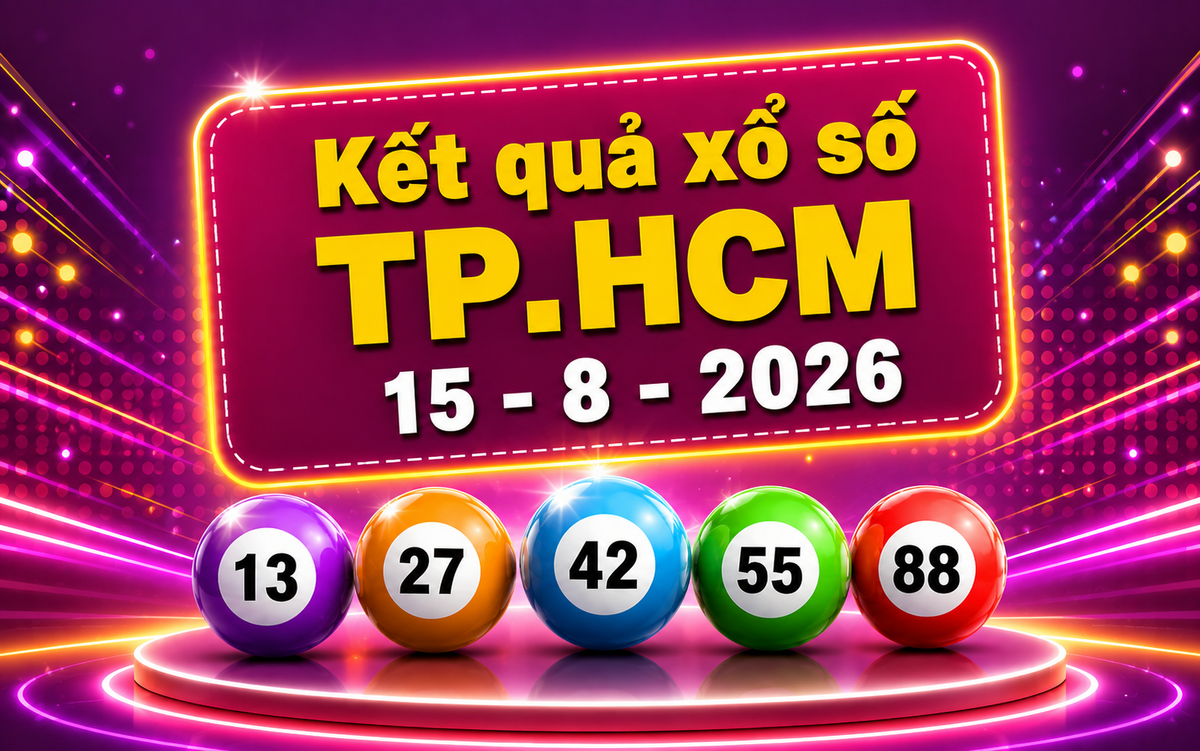 XSHCM 15/8 - Kết quả xổ số TP.HCM hôm nay 15/8/2026