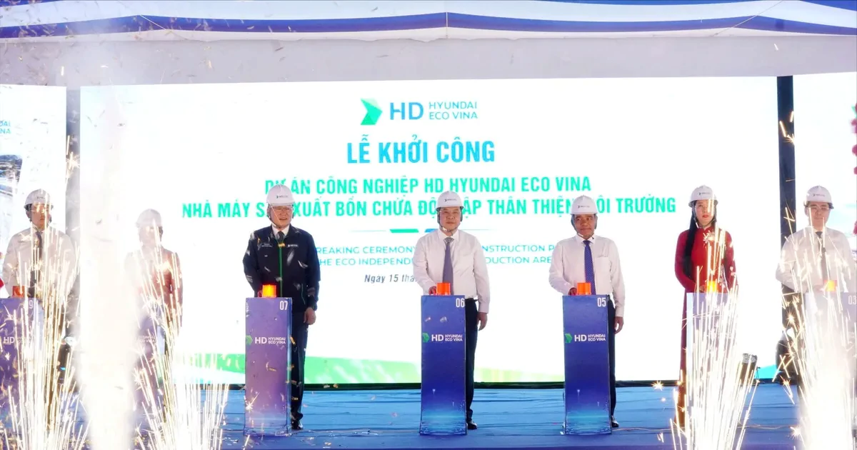 HD Hyundai Eco Vina đầu tư thêm 116 triệu USD mở rộng sản xuất tại Quảng Ngãi