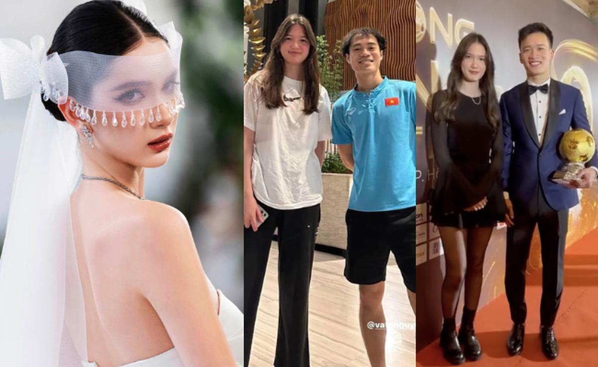 Chân dài 2k7 lai Việt - Nga gây sốt vì xinh như búp bê, là em gái thủ môn nổi tiếng, cao vượt Văn Toàn, bẽn lẽn cạnh Hoàng Đức