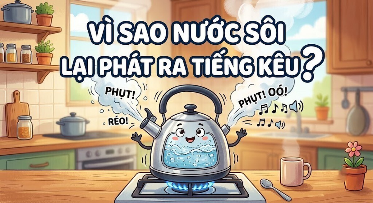 Vì sao nước sôi lại phát ra tiếng kêu?
