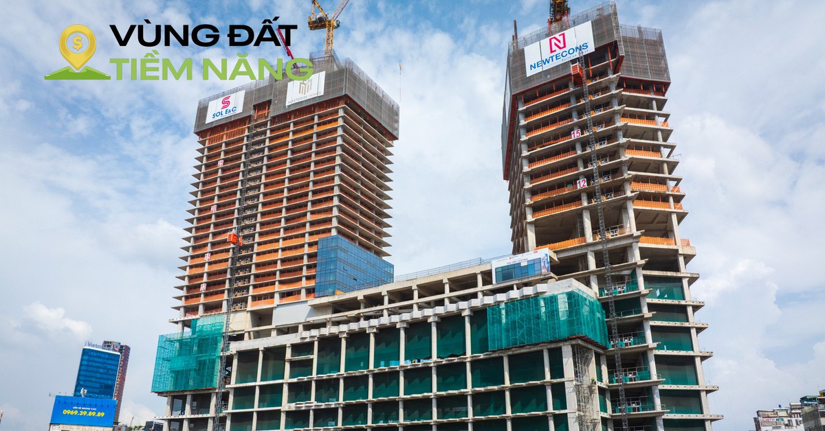 Tòa nhà 4 mặt tiền nằm ngay chợ Bến Thành đình trệ hơn 10 năm lột xác ngoạn mục: 9 tháng xây 20 tầng, đã bắt đầu lắp kính