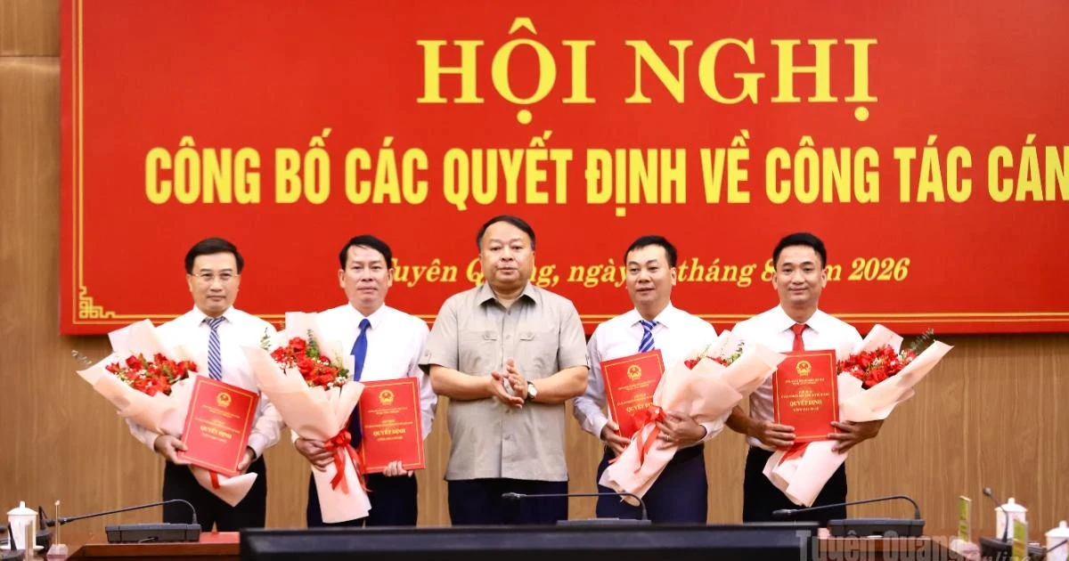 Tuyên Quang có tân Giám đốc Sở Nội vụ
