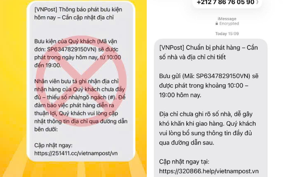Công an thông báo đến tất cả những ai nhận được tin nhắn có nội dung sau
