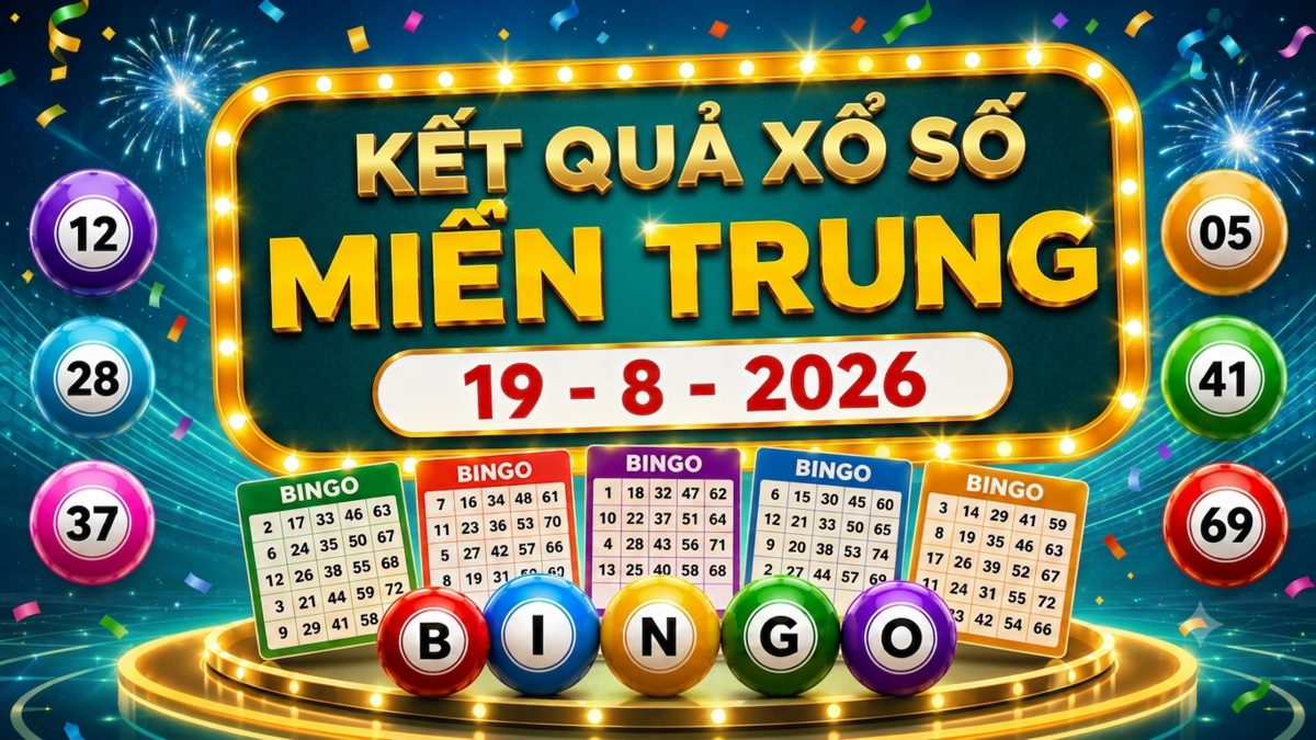 XSMT 19/8 - Kết quả XSMT hôm nay thứ Tư ngày 19/8/2026