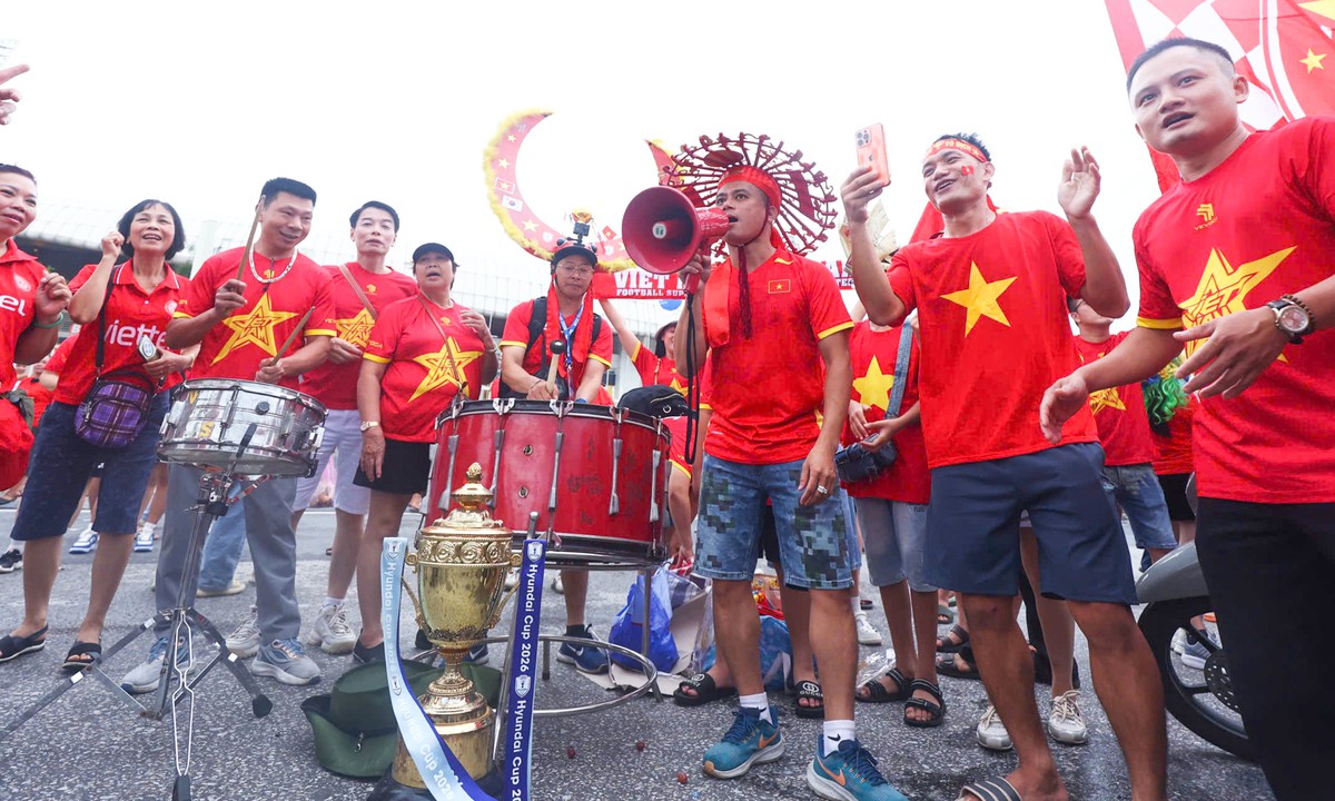 Hàng vạn CĐV hướng về Mỹ Đình chờ đội tuyển Việt Nam vào chung kết ASEAN Cup 2026