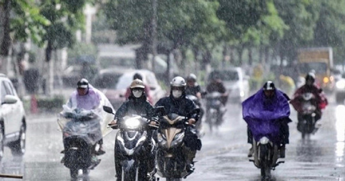 Bắc Bộ mưa to, cục bộ có nơi mưa rất to