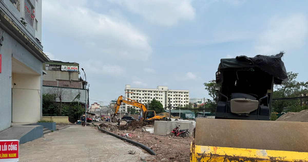 Tập trung tháo gỡ điểm nghẽn dự án đường Lĩnh Nam