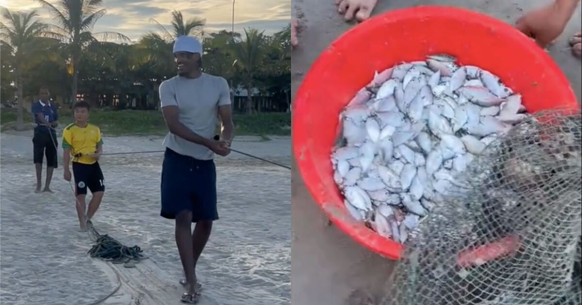 Xem khách Tây kéo lưới, dân mạng đùa "đến Việt Nam là thạo nông lâm ngư nghiệp"