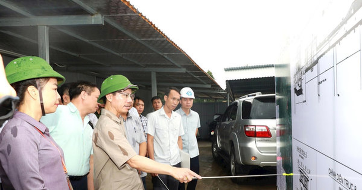 Phó Chủ tịch UBND thành phố Hà Nội Bùi Duy Cường đôn đốc tiến độ dự án Cụm công trình đầu mối Liên Mạc