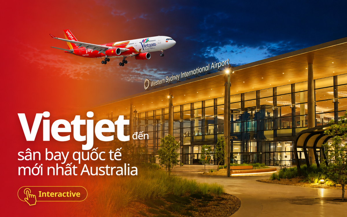 Vietjet đến sân bay quốc tế mới nhất Australia