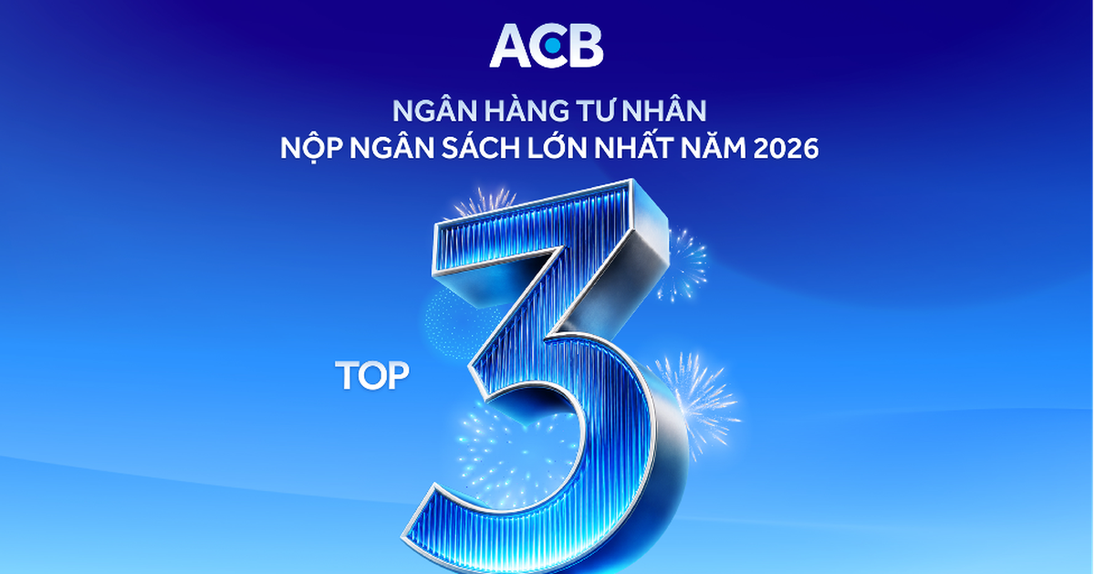 ACB đóng góp 5.800 tỷ đồng vào ngân sách Nhà nước, Top 3 Khối ngân hàng tư nhân