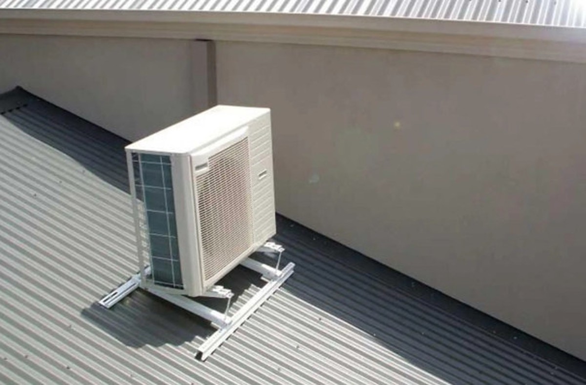 Lời khuyên cho những gia đình đang đặt cục nóng điều hòa trên mái tôn