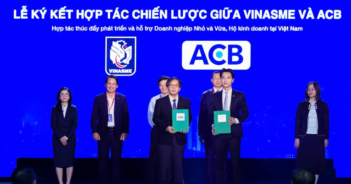 Ngay sau chỉ đạo của Thủ tướng, ACB bắt tay VINASME hỗ trợ doanh nghiệp khơi thông nguồn lực