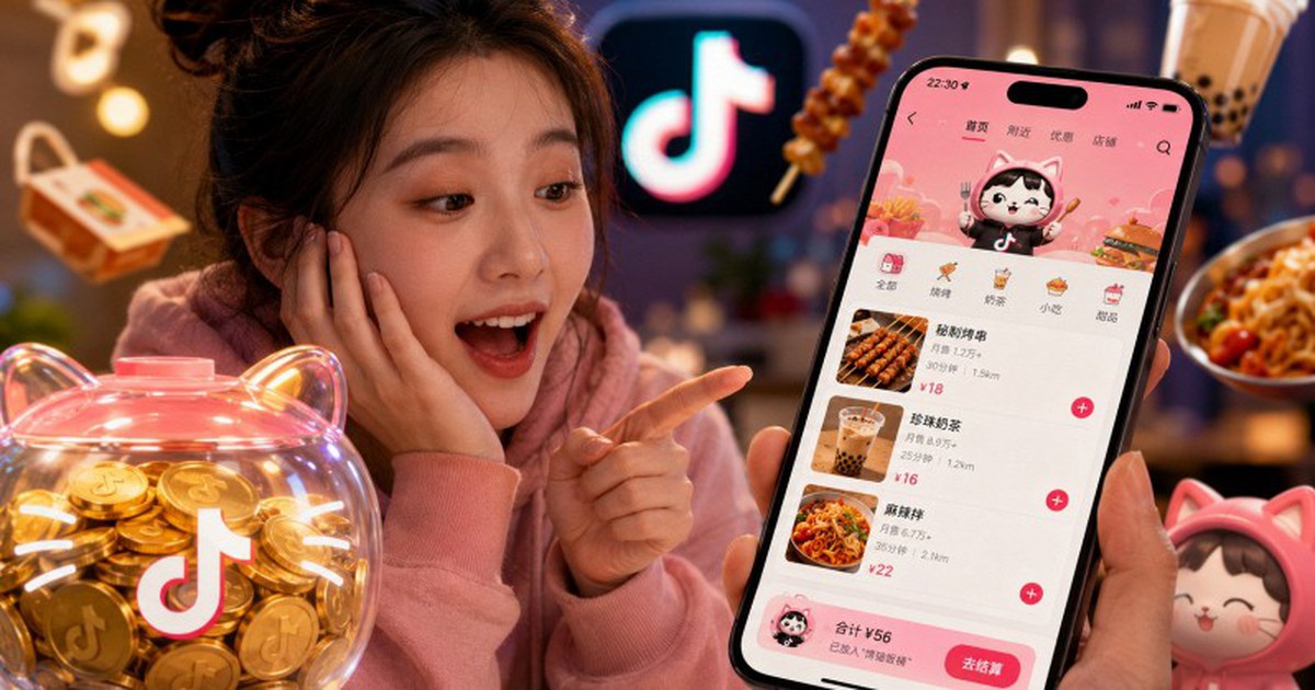 Douyin làm app đặt đồ ăn không giao hàng: Chiêu...
