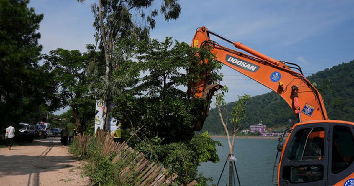 Xã Kim Anh lên kế hoạch tiếp tục cưỡng chế các trường hợp vi phạm đất đai ở hồ Đồng Đò