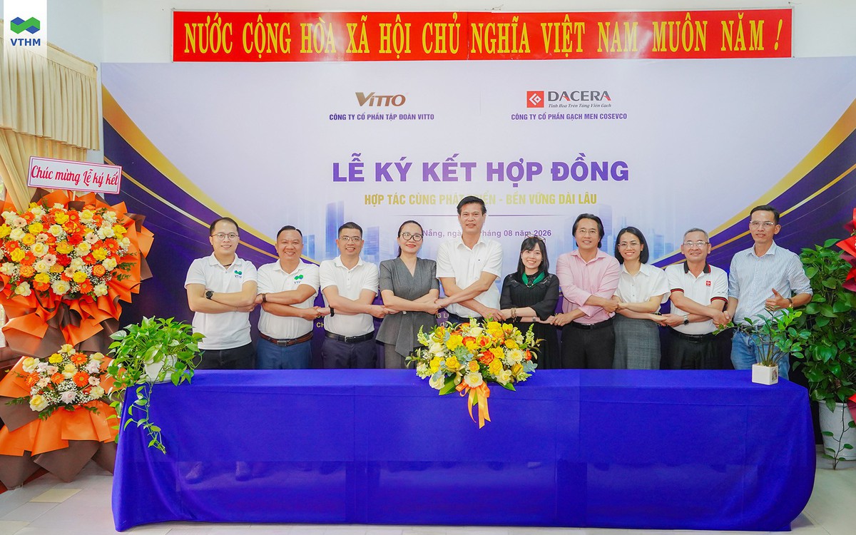 VITTO bắt tay COSEVCO phát triển dòng gạch kiến trúc cao cấp