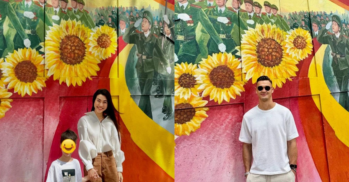 "Tóm dính" cảnh Hoàng Oanh ra mắt Lê Giang Patrik với con trai từ lễ 2/9/2025