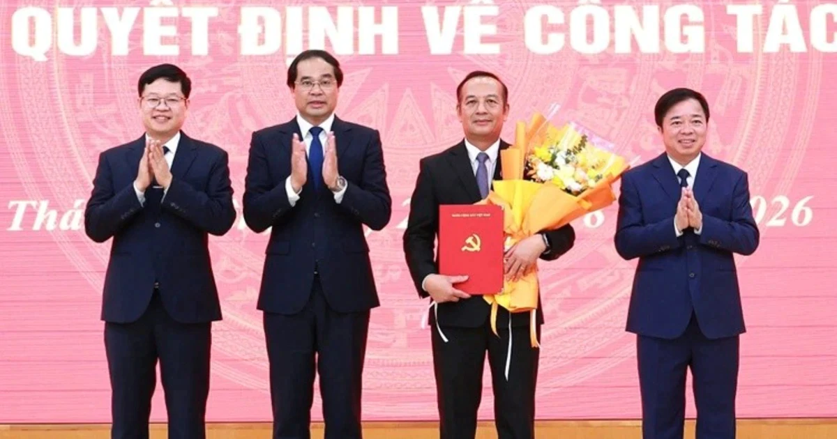 Tỉnh ủy Thái Nguyên công bố các quyết định về nhân sự
