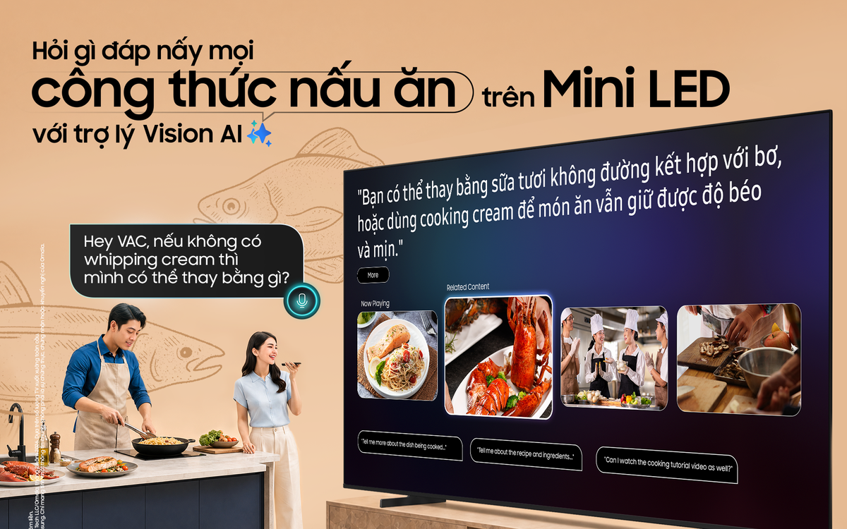 Samsung AI TV “gỡ rối” cho người dùng bằng loạt mẹo vặt cuộc sống hữu ích