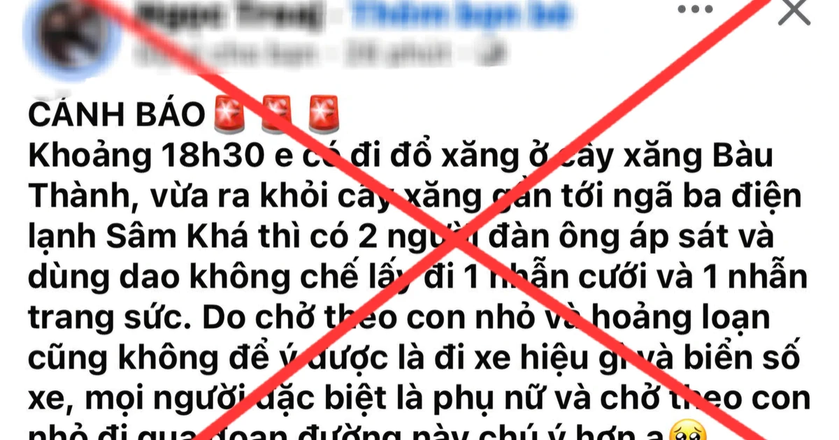 Làm mất nhẫn cưới, người phụ nữ dựng chuyện bị cướp