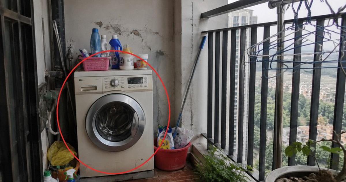 5 lời khuyên cho gia đình đang đặt máy giặt ngoài ban công