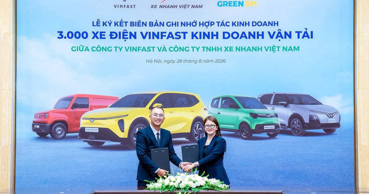 VinFast, GSM ký kết trang bị 3.000 ô tô điện với một đối tác