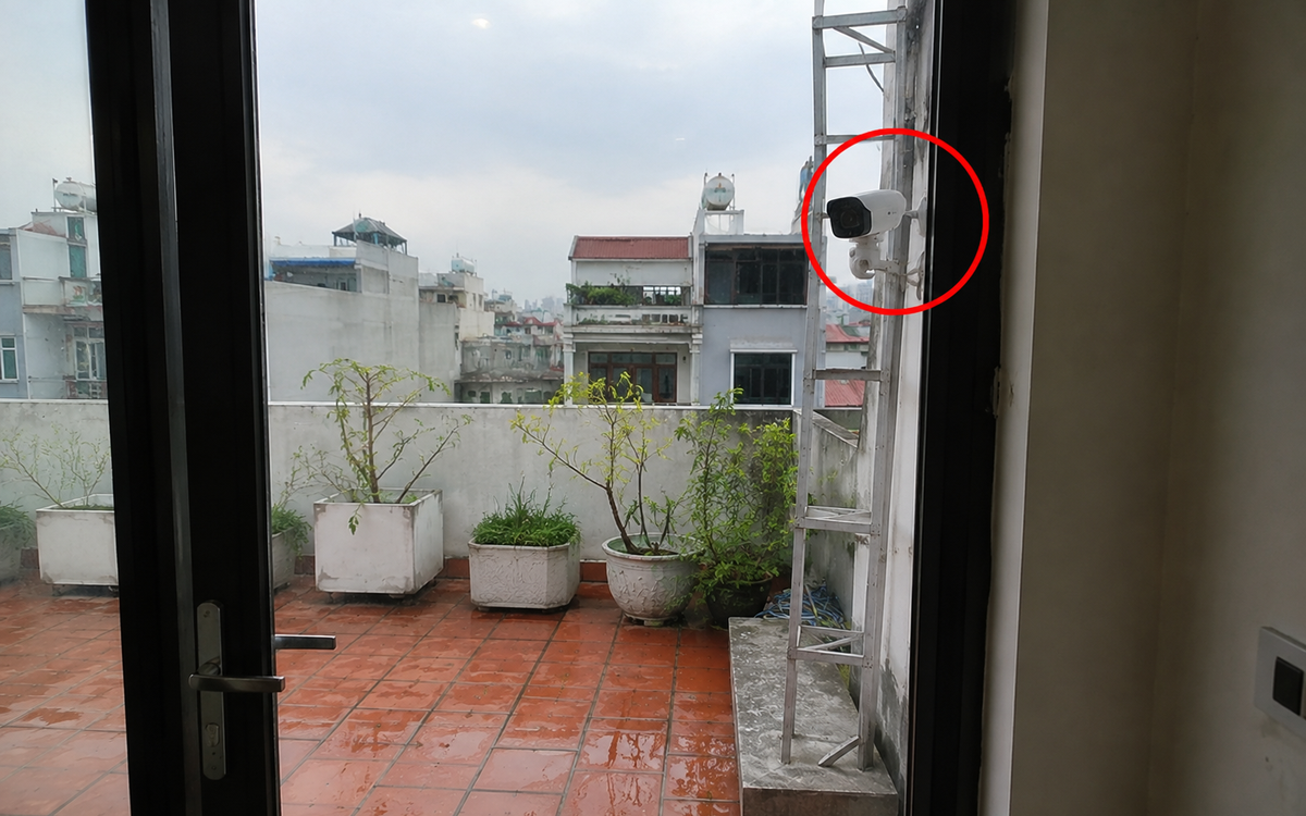 Lời khuyên cho những gia đình đang lắp camera ngoài ban công, sân thượng