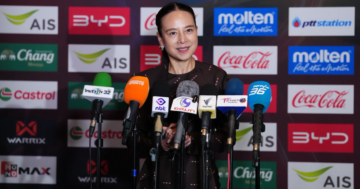 Trở về sau AFF Cup, Madam Pang tuyên bố mạnh mẽ trước ngày tuyển Thái Lan tái đấu tuyển Việt Nam