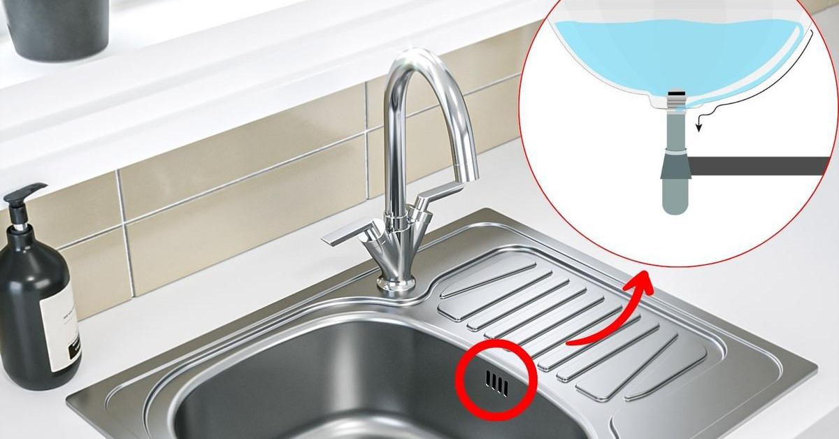Công dụng quan trọng của chiếc lỗ nhỏ trên bồn rửa bát: Nhiều người không nghĩ ra