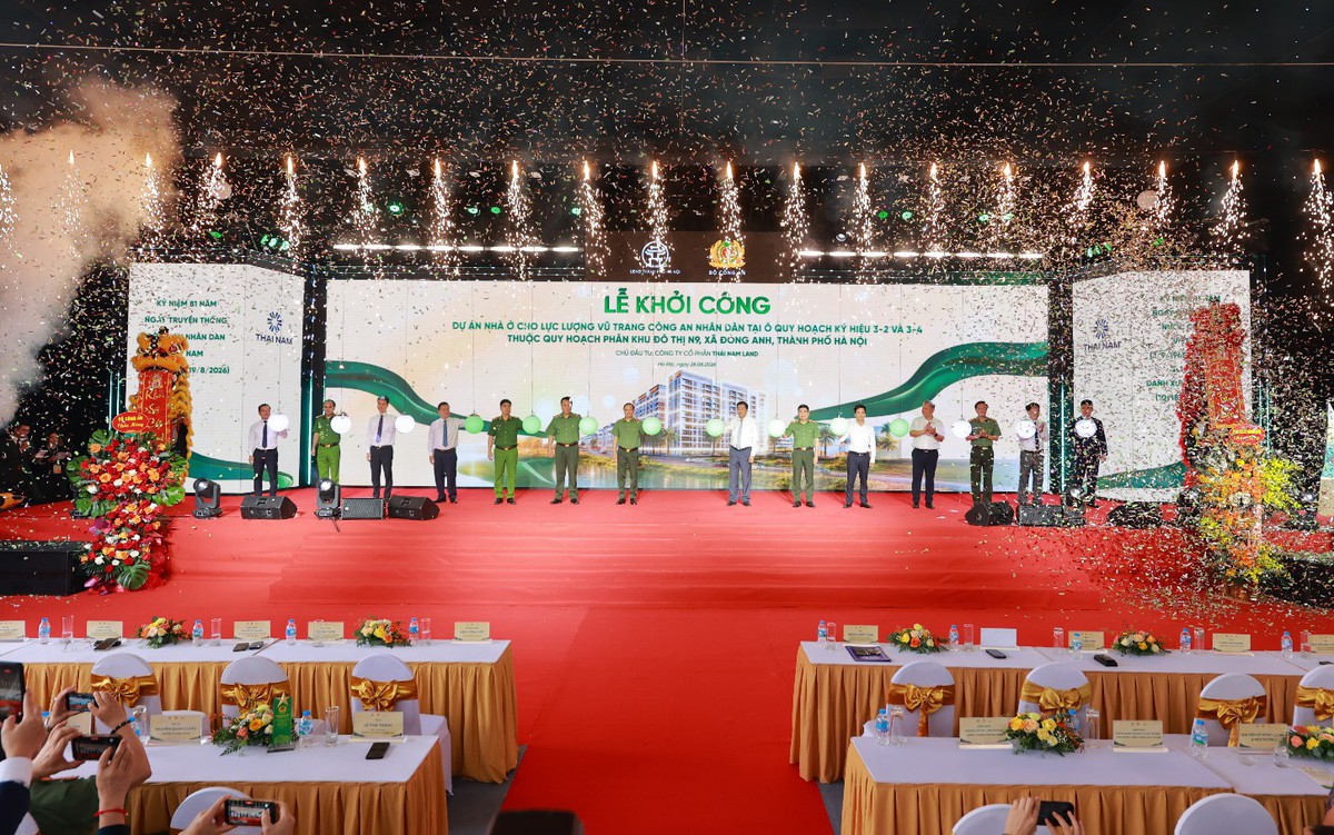 Khởi công Dự án nhà ở cho lực lượng vũ trang Công an nhân dân tại Đông Anh