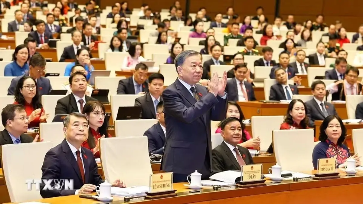 Lãnh đạo Đảng, Nhà nước dự Kỳ họp không thường lệ thứ Nhất, Quốc hội khóa XVI