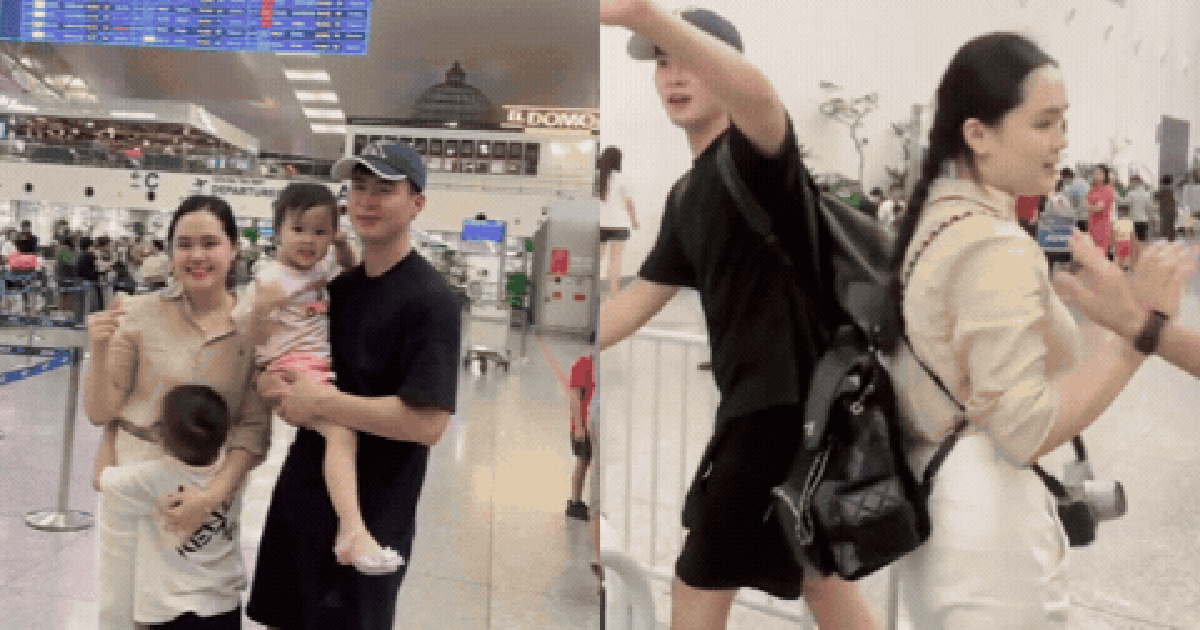 Video: Cận cảnh vợ chồng Duy Mạnh - Quỳnh Anh bịn rịn chia tay các con, lên đường sang Mỹ phẫu thuật chấn thương