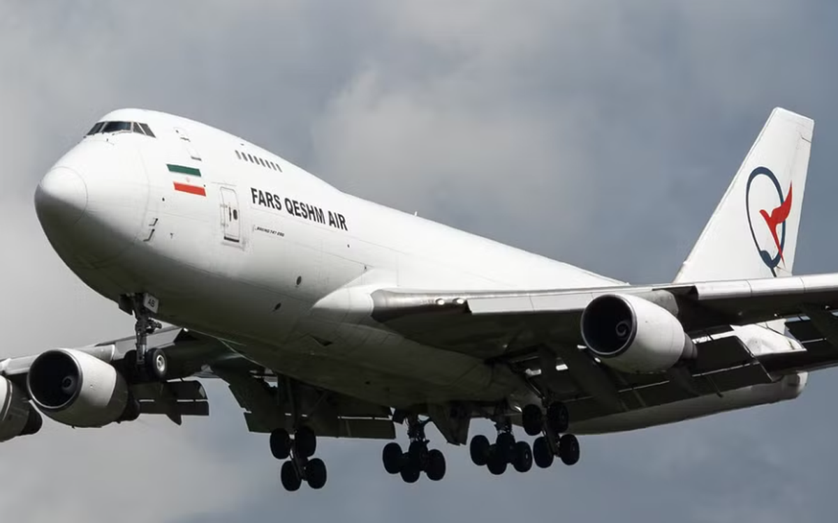 Máy bay vận tải Iran đến Belarus với hàng hóa bí mật