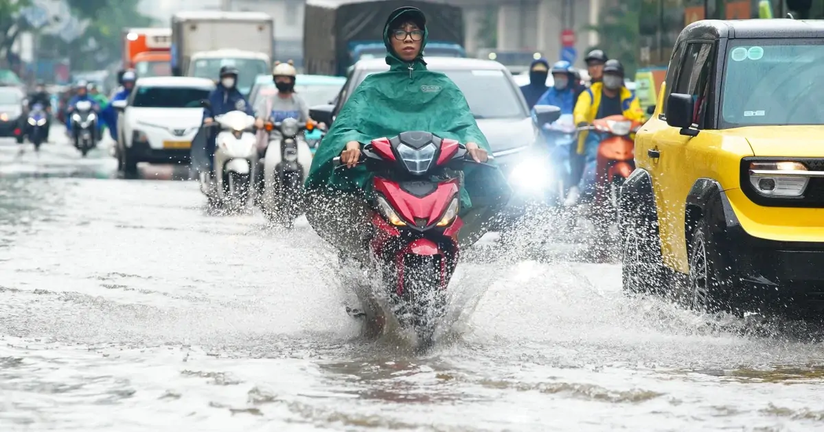 Từ chiều nay, miền Bắc bước vào đợt mưa rất lớn