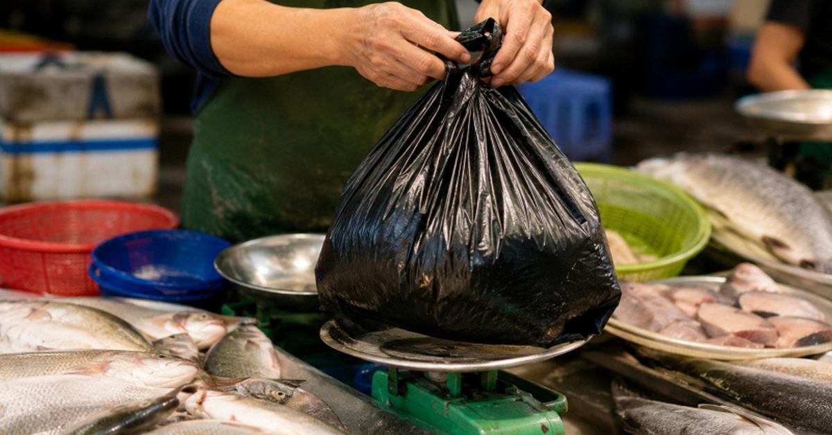 Vì sao người bán cá thường dùng túi nilon màu đen thay vì túi trắng, hồng hay xanh?