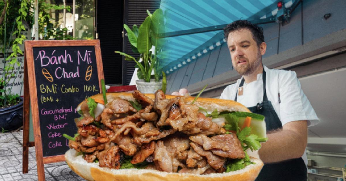 Bỏ nhà hàng ở Mỹ để về TP.HCM bán bánh mì: Ông Tây khiến khách Việt chấm 8,5, bán 2 tiếng đã hết sạch