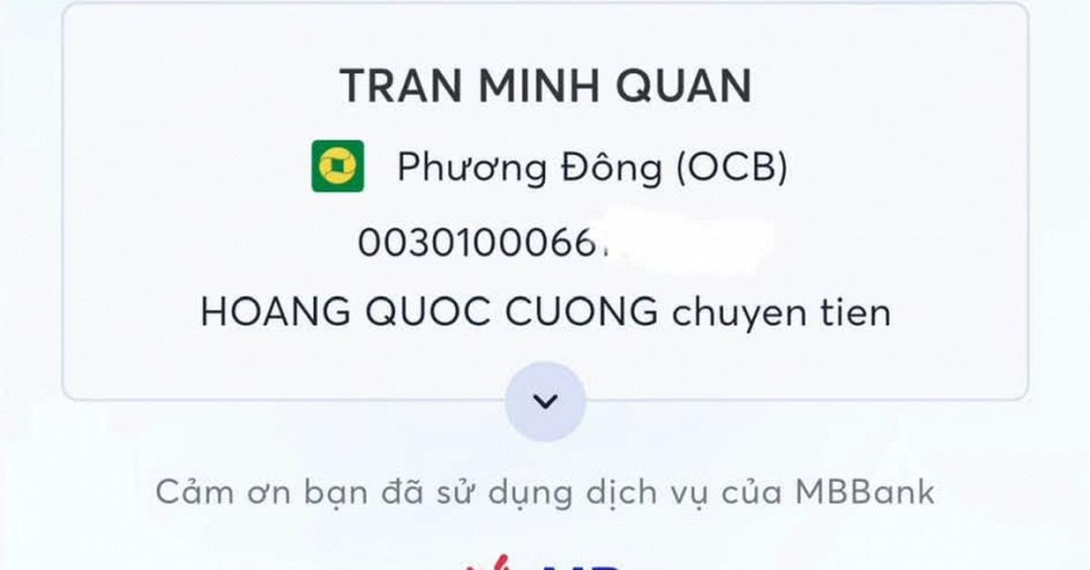 Công an xác minh 12 giao dịch chuyển khoản liên tục với tổng 5 tỷ đồng vào lúc 16 giờ