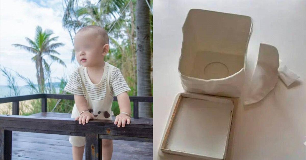 Bé trai 1 tuổi làm vỡ hộp giấy, khách sạn đòi đền 3,3 triệu đồng