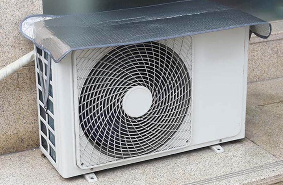Vì sao cục nóng điều hòa không cần che chắn?