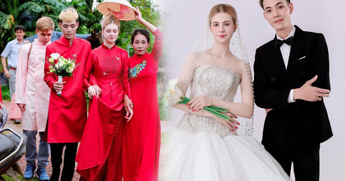 Cô gái Nga xinh đẹp vượt 7.000km lấy chồng Việt Nam, nhà trai phải cắt bớt 500 khách mời vì một lý do