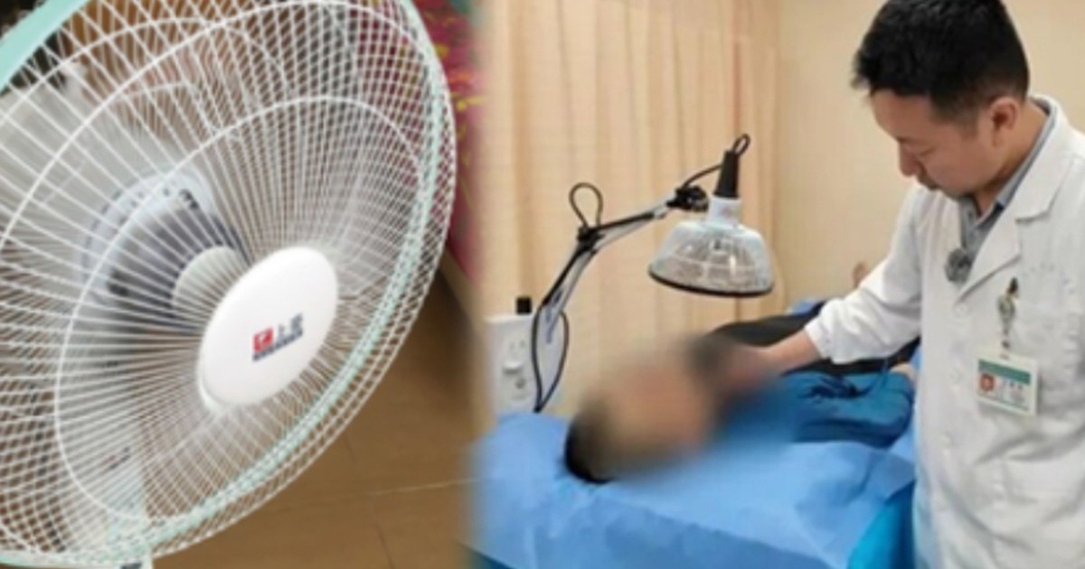 Đi mưa về rồi ngồi quạt, sáng hôm sau tỉnh dậy miệng người đàn ông trở nên méo xệch