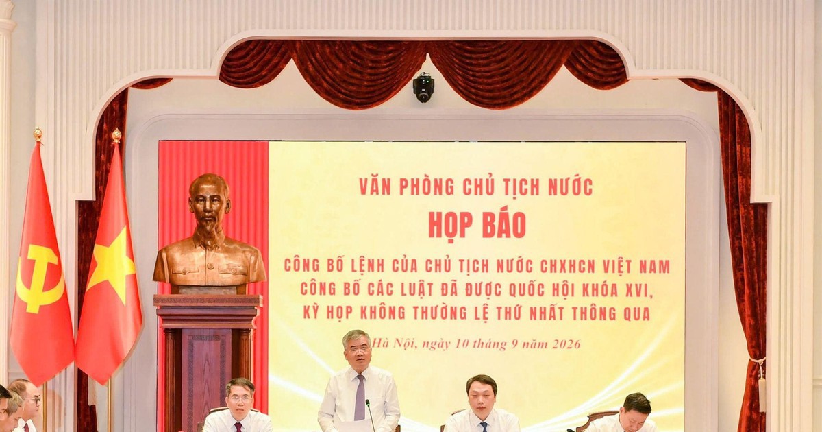 Công bố Lệnh của Chủ tịch nước về Luật sửa đổi, bổ sung một số điều của Luật Ngân hàng Nhà nước Việt Nam, Luật Phòng, chống rửa tiền và Luật Các tổ chức tín dụng