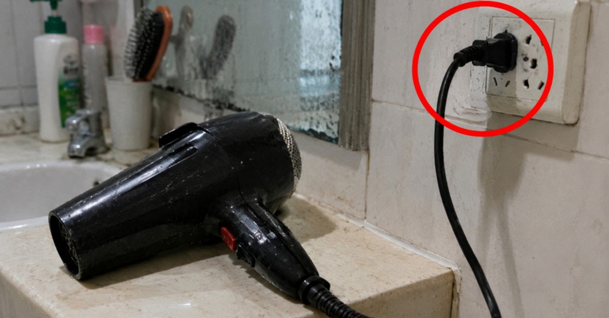 Lời khuyên cho những gia đình vẫn để máy sấy tóc cắm điện 24/24