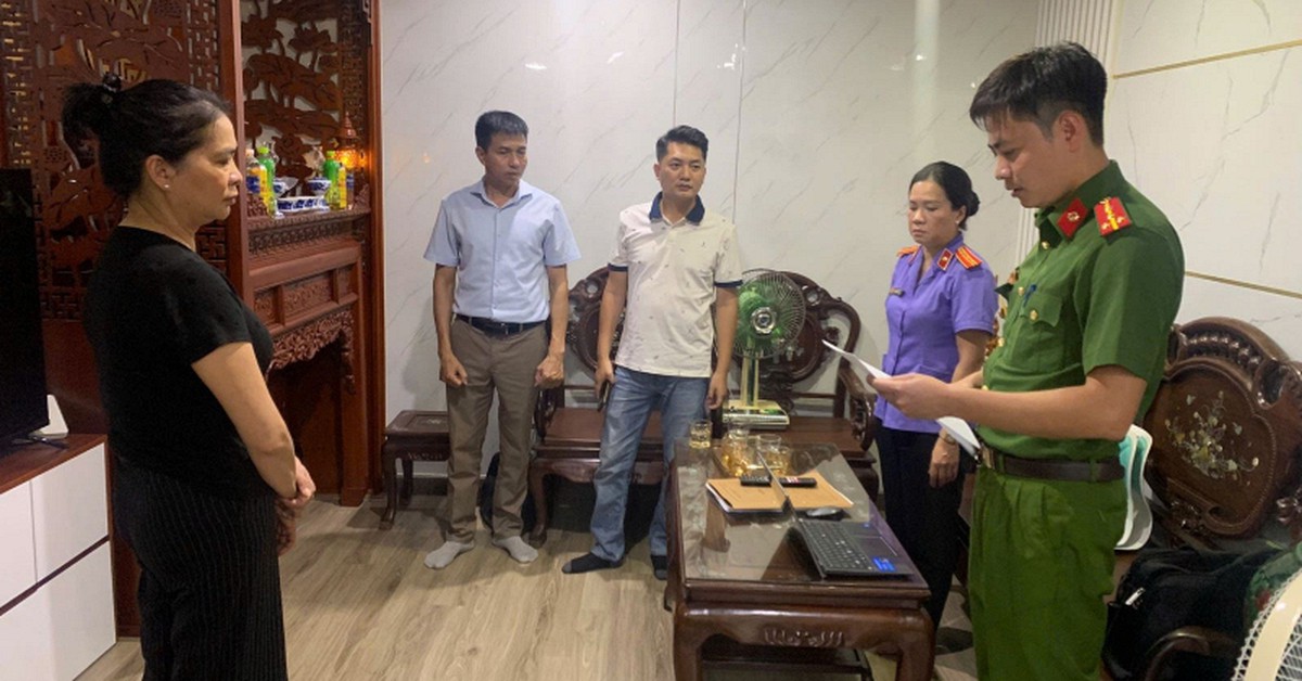 Lệnh khám xét chỗ ở và nơi làm việc, khởi tố Giám đốc Trình Thị Nguyệt SN 1973