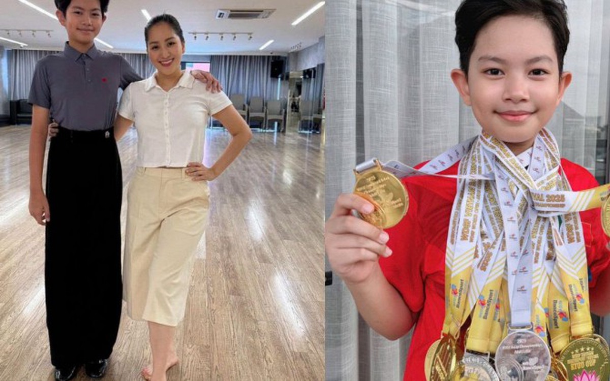 Kubi nhà Khánh Thi - Phan Hiển: 11 tuổi 2 lần vô địch thế giới, cao lớn phổng phao, thần thái chuẩn "con nhà nòi"