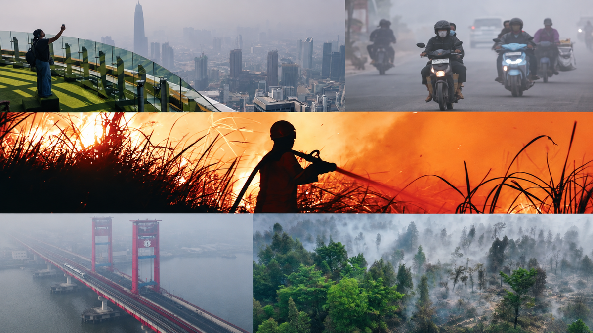 Khói mù xuyên biên giới bao trùm Đông Nam Á