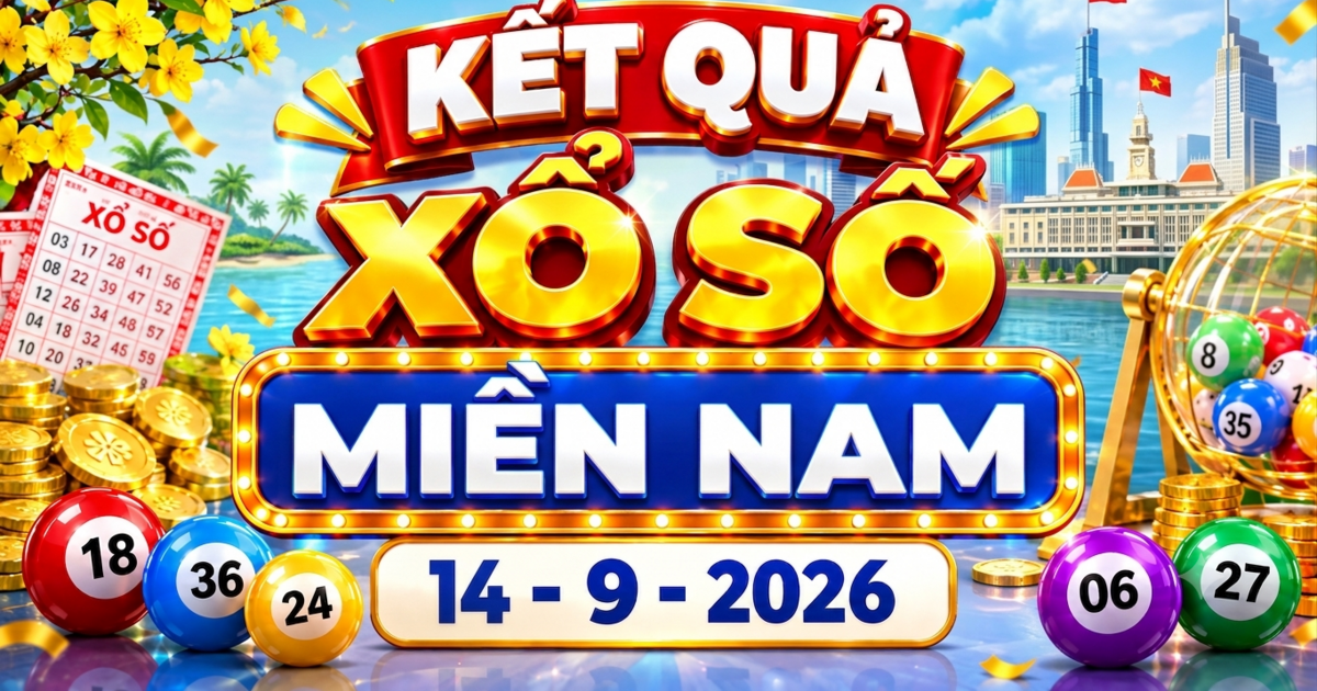 XSMN 14/9 - Kết quả XSMN ngày 14/9/2026 - Xổ số miền Nam ngày 14 tháng 9