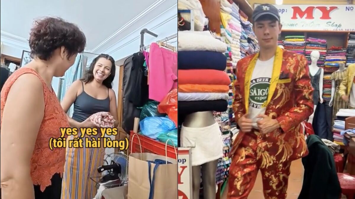 Khách Tây kinh ngạc về các tiệm may thần tốc ở Việt Nam, khen "như làm ảo thuật"